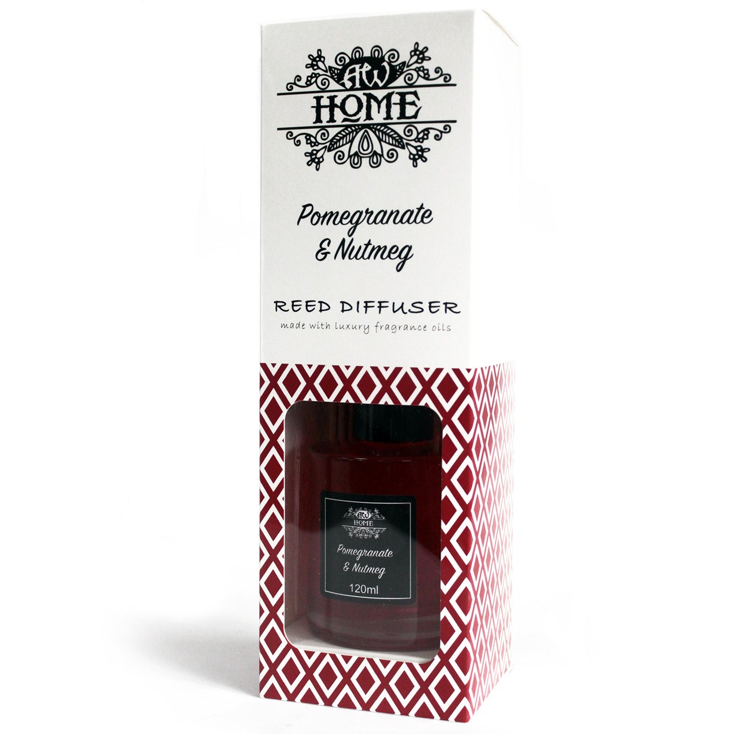 120ml Reed Diffuser -  Pomegranate & Nutmeg